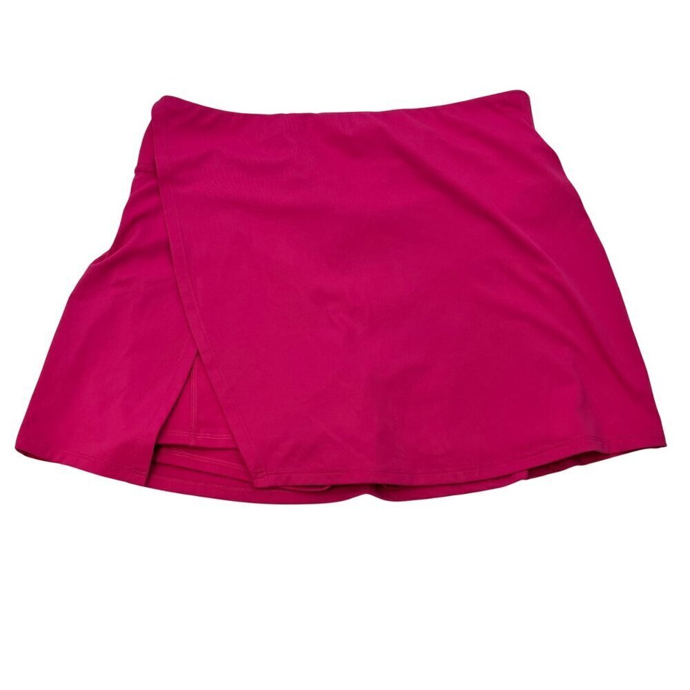 90 Degree by Reflex High Waist Skort Pink Size Large